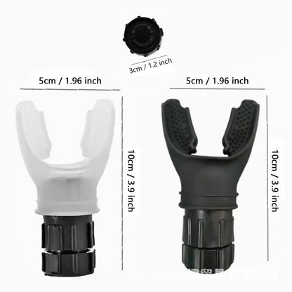 Silicone Breathing Exercise Device, Lung Breath Trainer, Respirator Mouthpiece